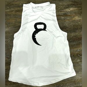 ZYIA Active: White tank top/Muscle tank